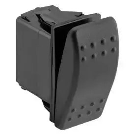 Dragonfire Racing 2-Way Momentary Rocker Switch Black