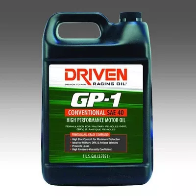 Driven GP-1 Conventional High Performance Motor Oil SAE 40W