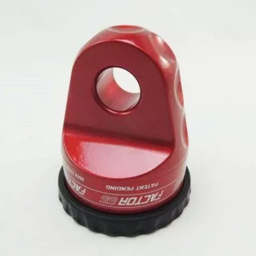 Factor 55 Prolink Winch Shackle Mount Red