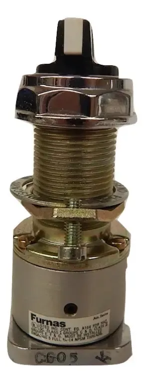 Furnas 51SA2BC Selector Switch Operator 3-Position Spring Return for Hazardous Locations