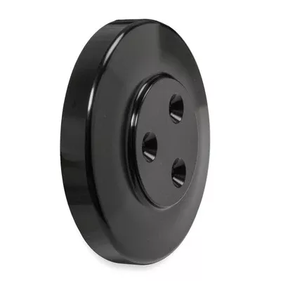 Holley Cover - AC Compressor SD7 - Black