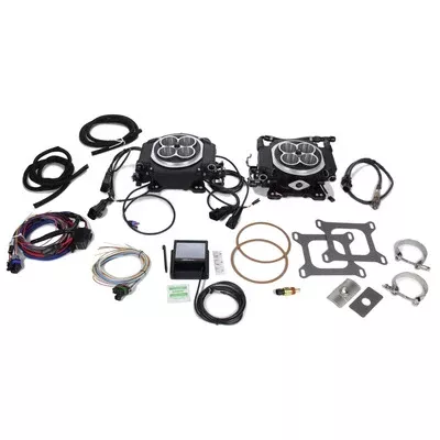 Holley Sniper 4150 2x4 EFI Kit - Black