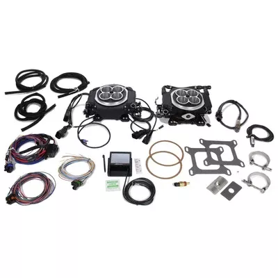 Holley Super Sniper 4150 2x4 EFI Kit - Black