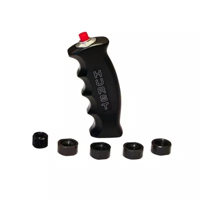 Hurst Billet/Plus Universal Pistol Grip Shift Handle w/12V Switch - Black Anodized