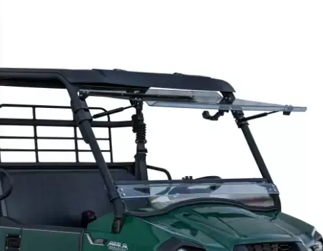 KAWASAKI MULE PRO-MX SCRATCH-RESISTANT FLIP WINDSHIELD