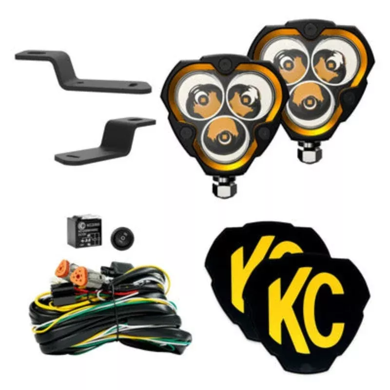 KC HiLiTES Flex Era 3 Ditch Light Kit for 21+ Bronco