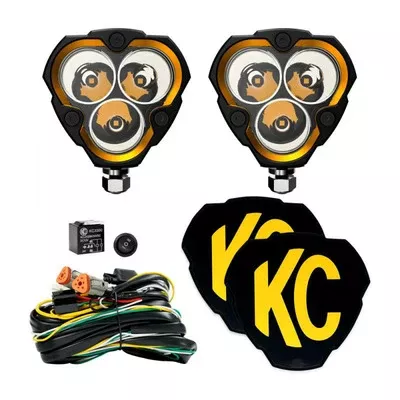 KC HiLiTES Flex Era 3-Light Spot Beam Pair