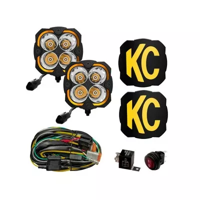 KC HiLiTES Flex Era 4-Light System Spot Beam