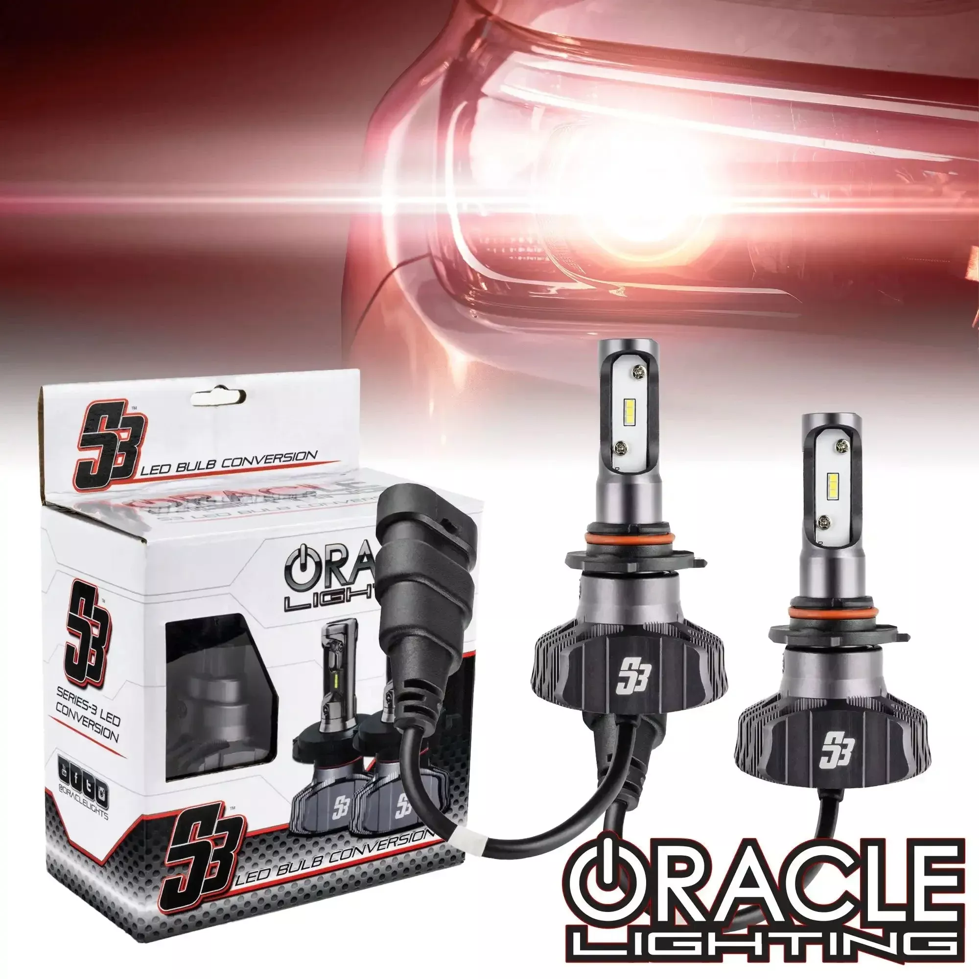 Oracle Lighting S5234-001 H10 - S3 LED Headlight Bulb Conversion Kit - 6000K