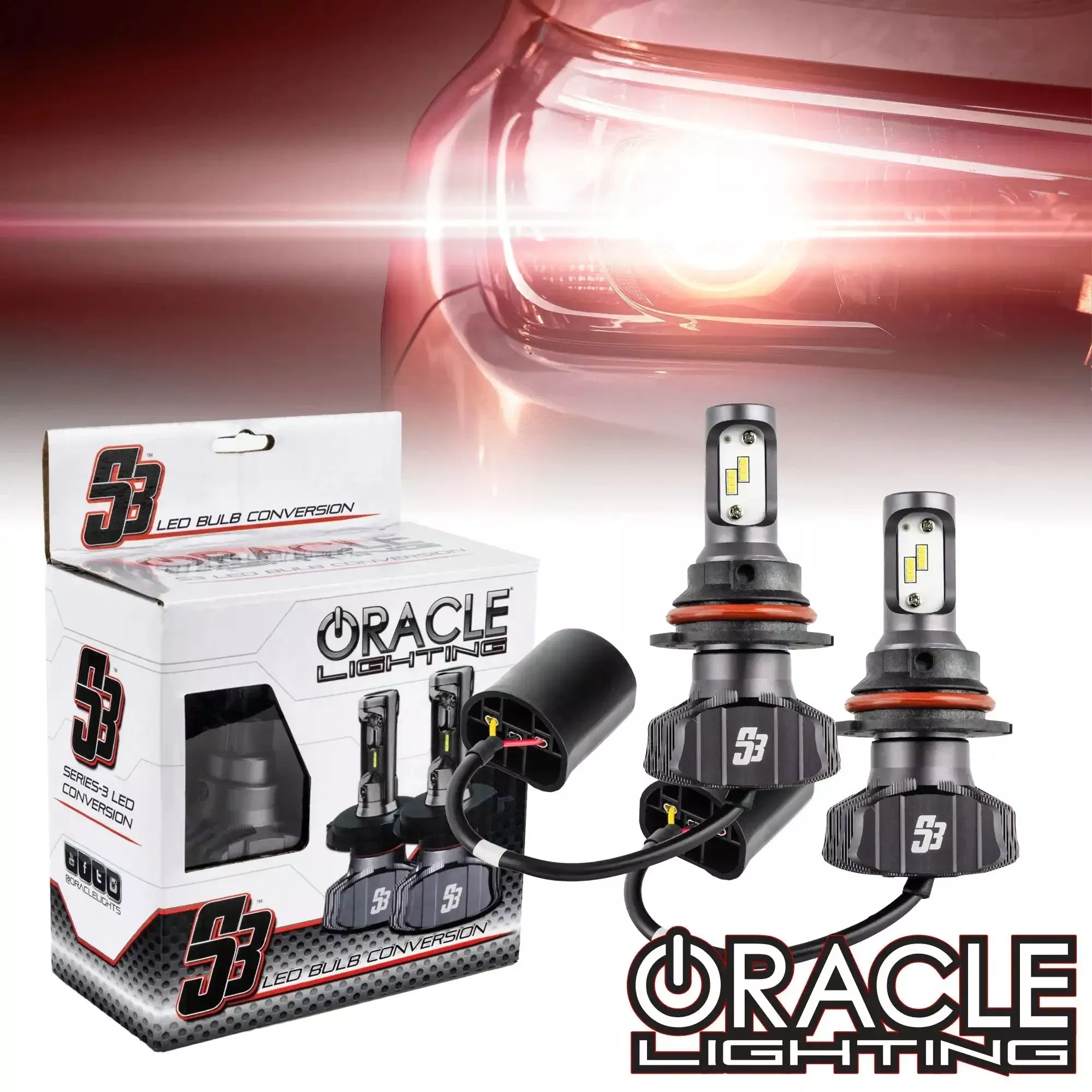 Oracle Lighting S5238-001 9004 - S3 LED Headlight Bulb Conversion Kit - 6000K