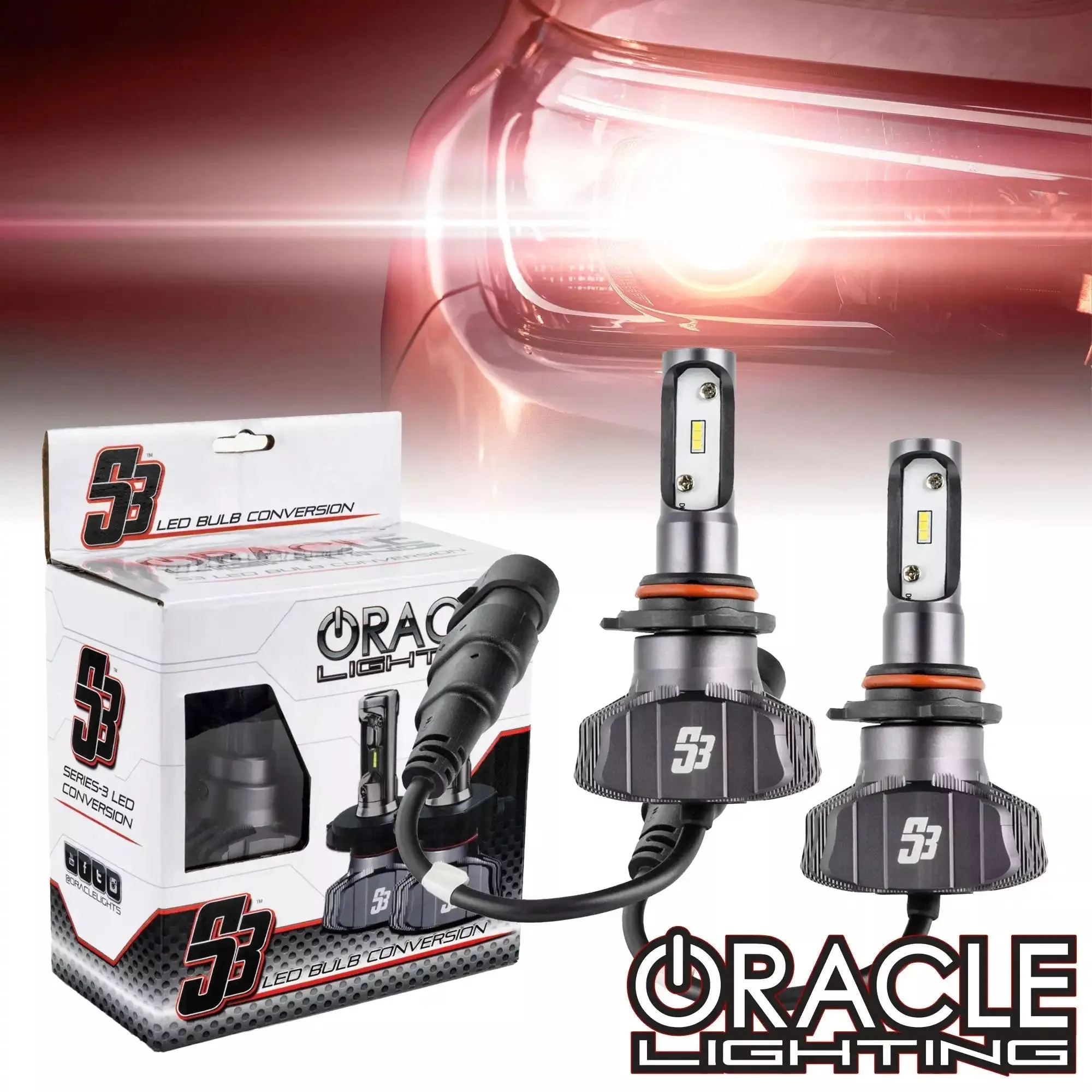Oracle Lighting S5240-001 9006 - S3 LED Headlight Bulb Conversion Kit - 6000K