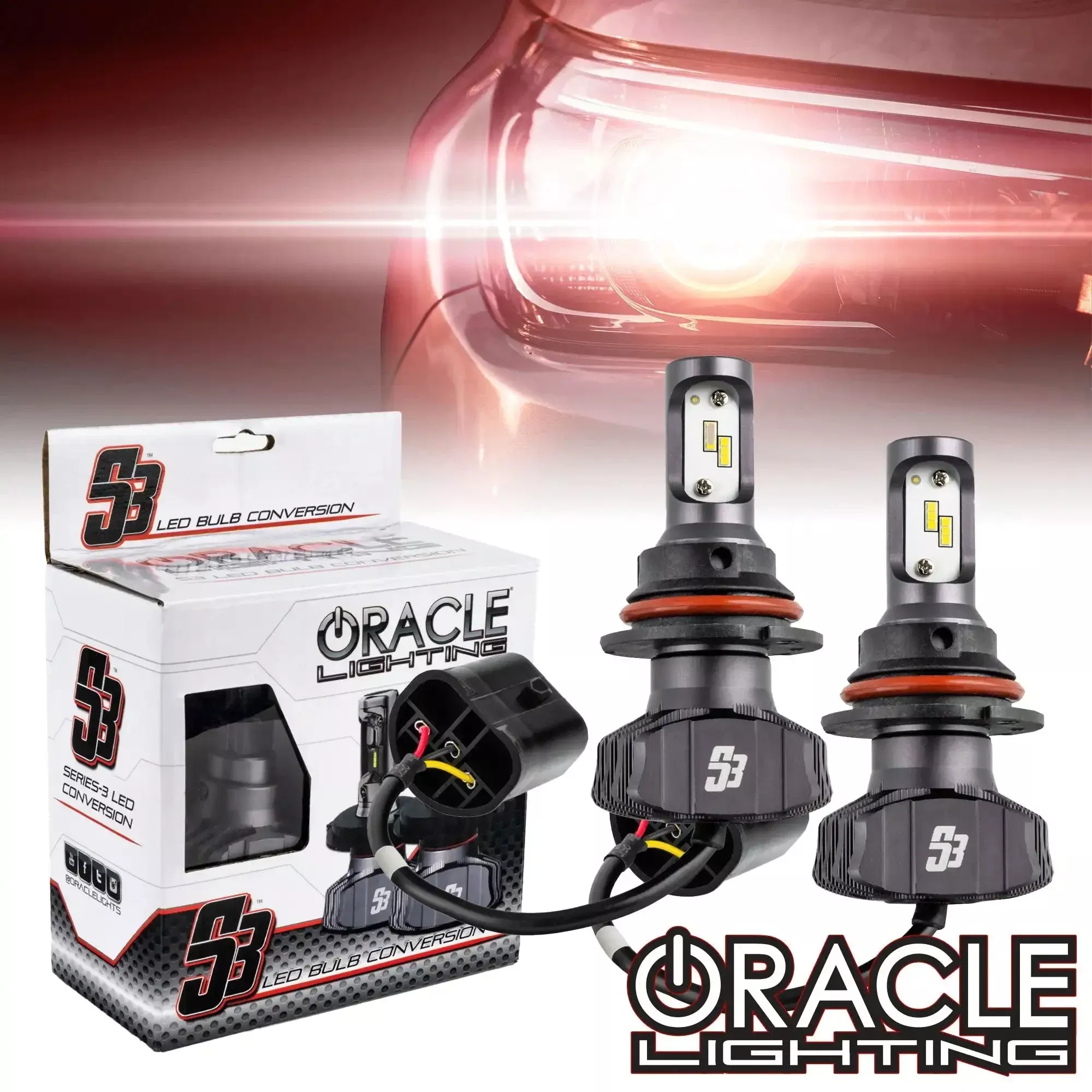 Oracle Lighting S5241-001 9007 - S3 LED Headlight Bulb Conversion Kit - 6000K