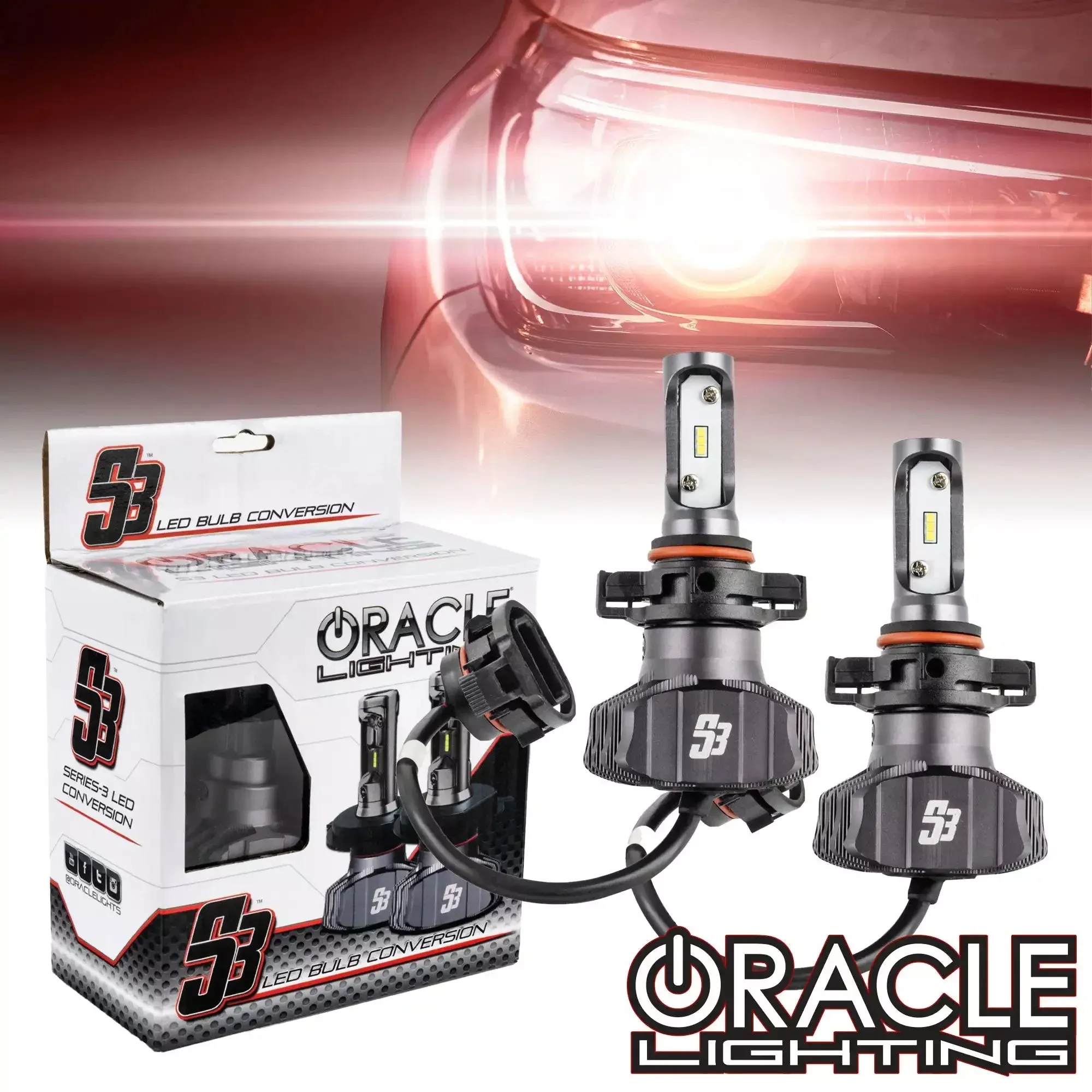 Oracle Lighting S5245-001 PSX24W - S3 LED Headlight Bulb Conversion Kit - 6000K