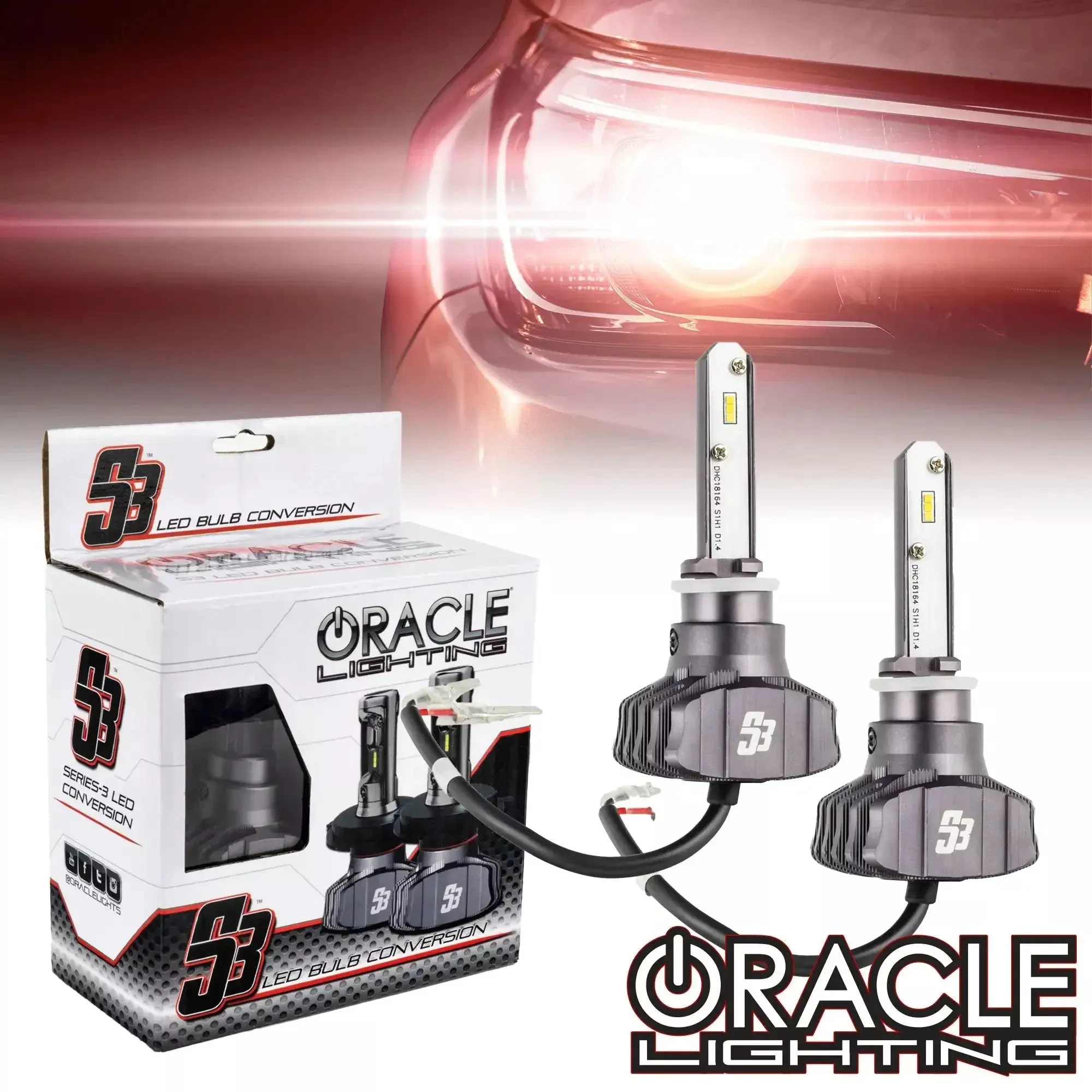 Oracle Lighting S5246-001 880 - S3 LED Headlight Bulb Conversion Kit - 6000K