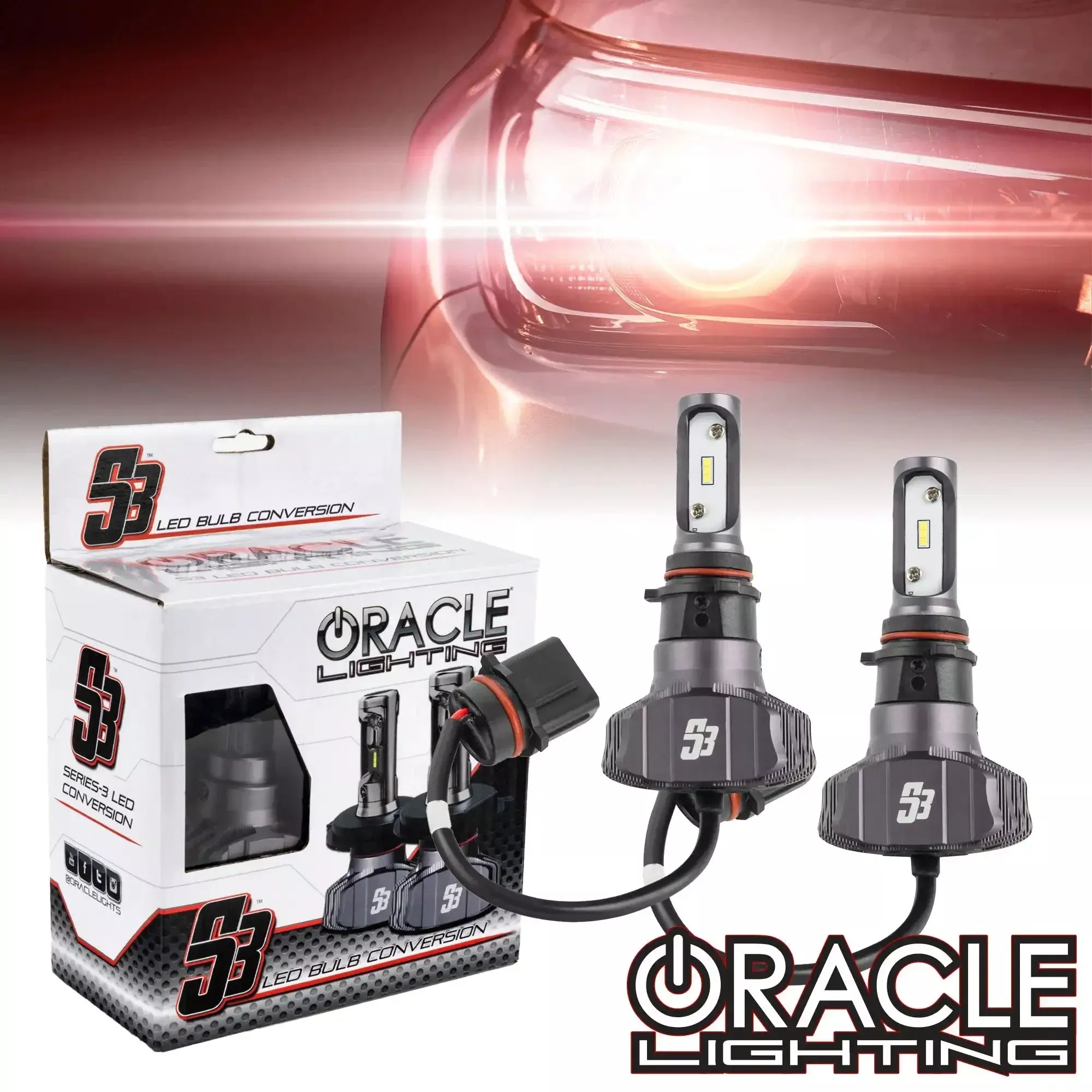 Oracle Lighting S5250-001 PSX26W - S3 LED Headlight Bulb Conversion Kit - 6000K