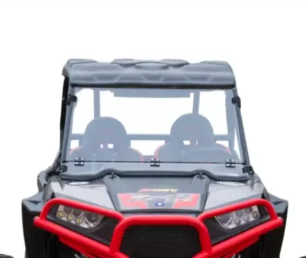 POLARIS RZR 900 SCRATCH RESISTANT FLIP DOWN WINDSHIELD