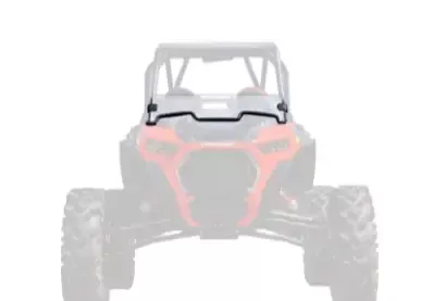 POLARIS RZR TURBO S HALF WINDSHIELD