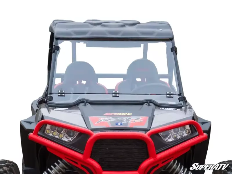 POLARIS RZR XP TURBO SCRATCH RESISTANT FLIP DOWN WINDSHIELD