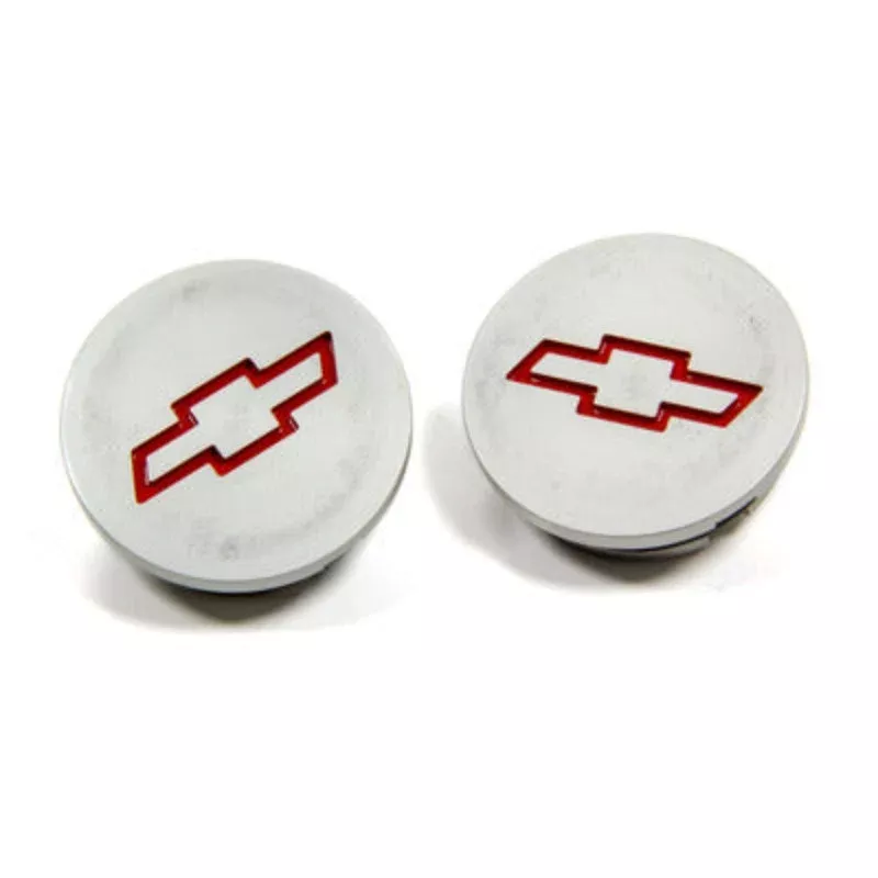 Proform Billet Aluminum Freeze Plug Insert- Red Bowtie 2pcs