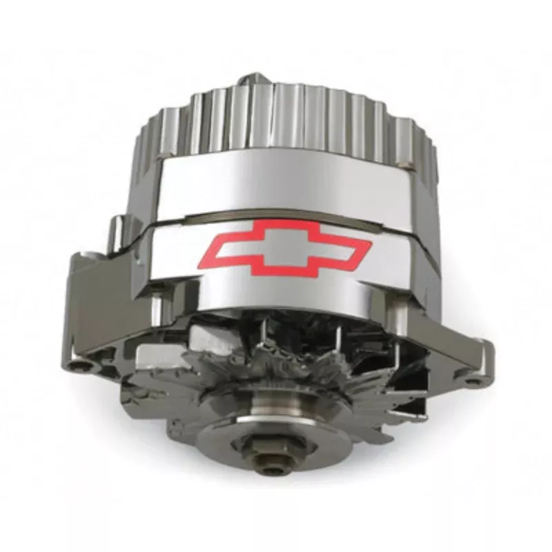 Proform Bowtie Chrome GM 80 Amp Alternator 1-Wire
