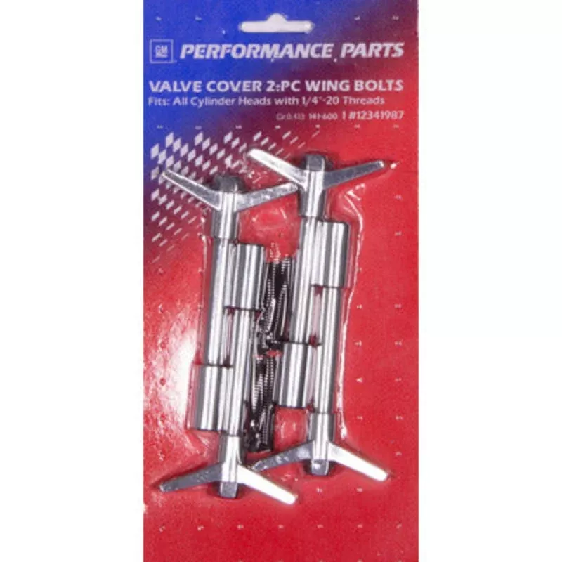Proform Chrome Bowtie Valve Covers Wing Nuts 4-pc