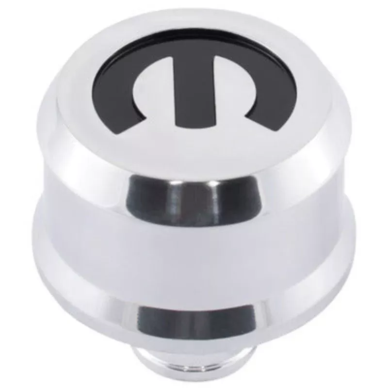 Proform Mopar Emblem Slant Edge Breather Cap Mopar - Polished