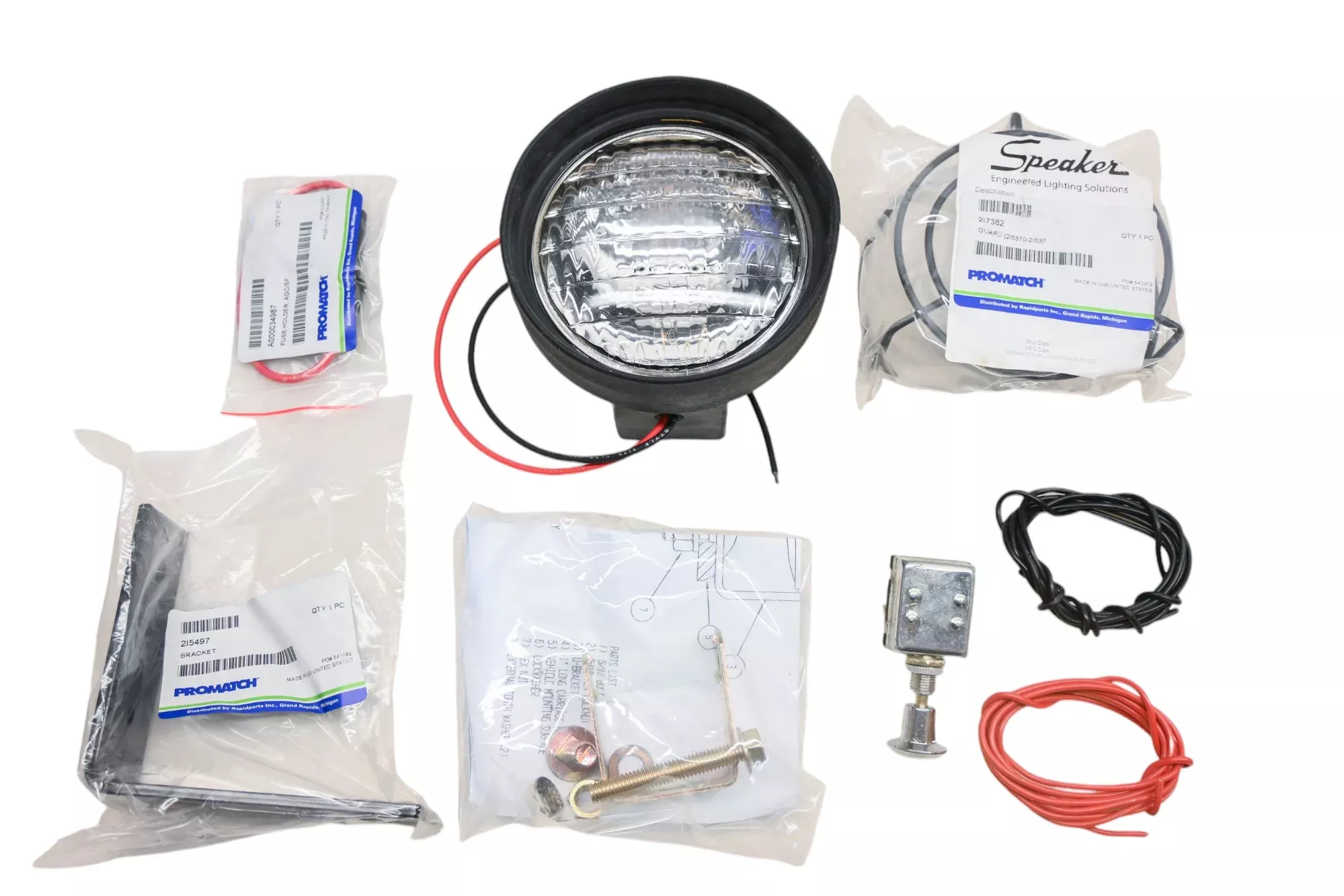 ProMatch 2I6196 Utility 12v Lamp Kit NOS