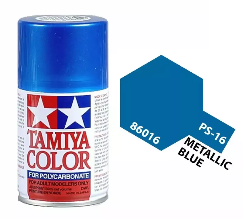 PS-16 Metallic Blue Paint, 100ml Spray Can