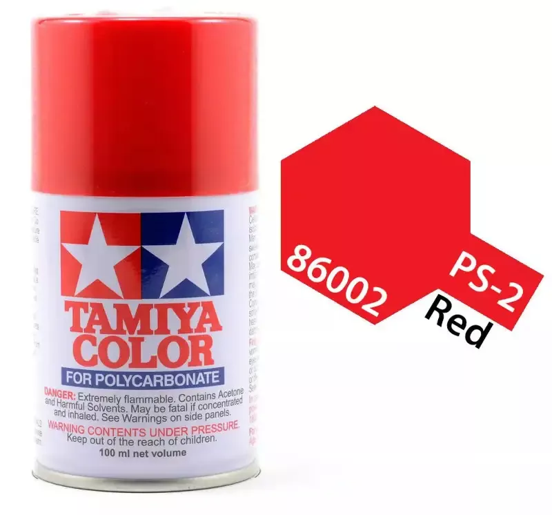PS-2 Red Paint, 100ml Spray Can