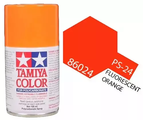 PS-24 Fluorescent Orange Paint, 100ml Spray Can