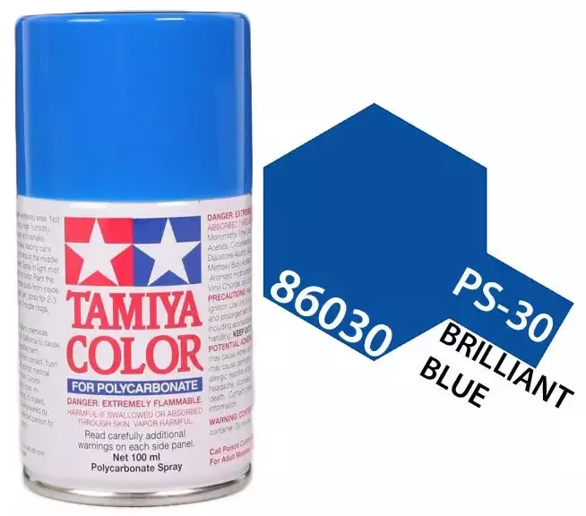 PS-30 Brilliant Blue Paint, 100ml Spray Can