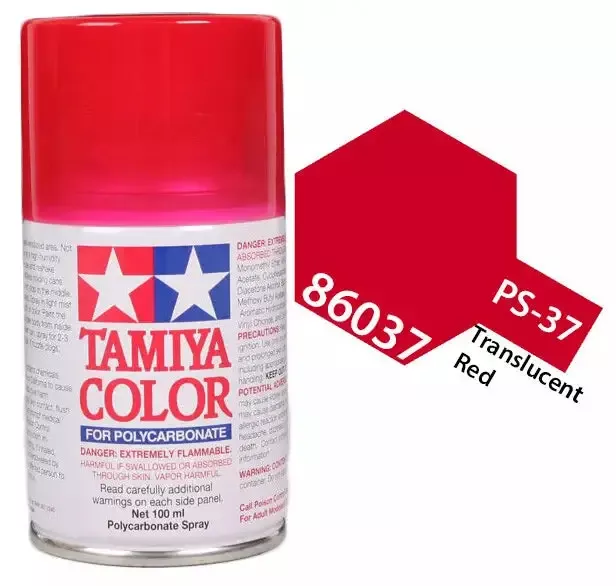 PS-37 Translucent Red Paint, 100ml Spray Can