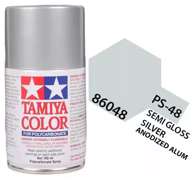PS-48 Metallic Silver Paint, 100ml Spray Can