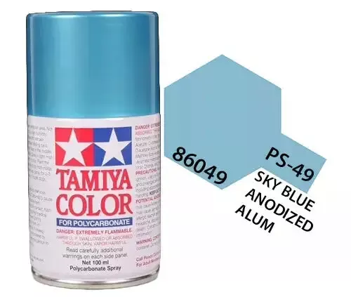 PS-49 Metallic Blue Paint, 100ml Spray Can