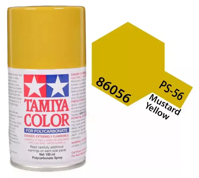 PS-56 Mustard Yellow Paint, 100ml Spray Can