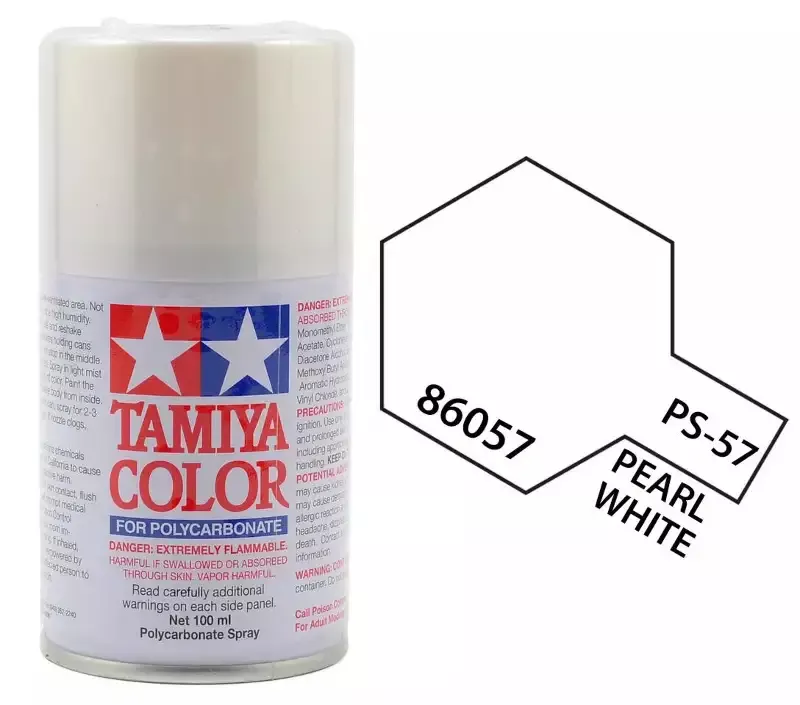 PS-57 Pearl White Paint, 100ml Spray Can
