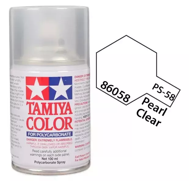 PS-58 Pearl Clear Paint, 100ML Spray Can
