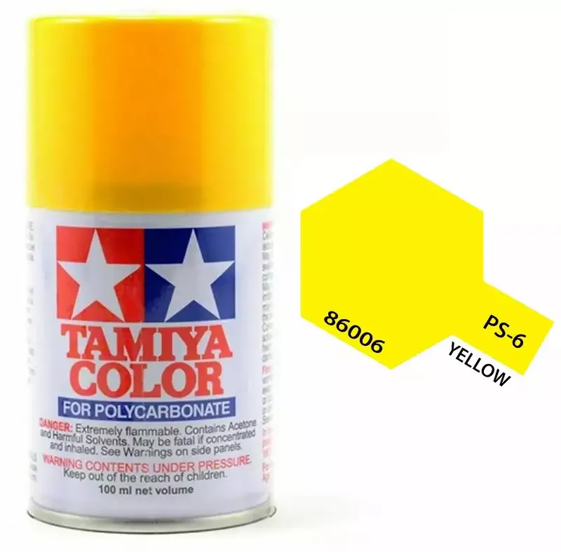PS-6 Yellow Paint, 100ml Spray Can