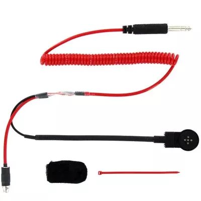 Racing Electronics Standard Mic Flex Boom Helmet Kit