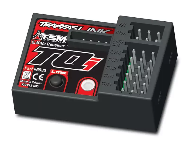 Receiver, Micro, TQi 2.4GHz w/Telemetry & TSM™ (5 Ch): 6533