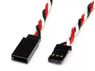 Servo Ext 18″ Ext 20AWG Twisted Wires