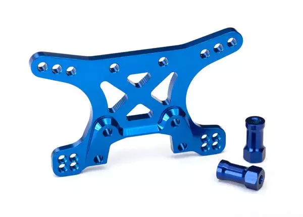Shock Tower Front Aluminum, Blue,XO1: 6440