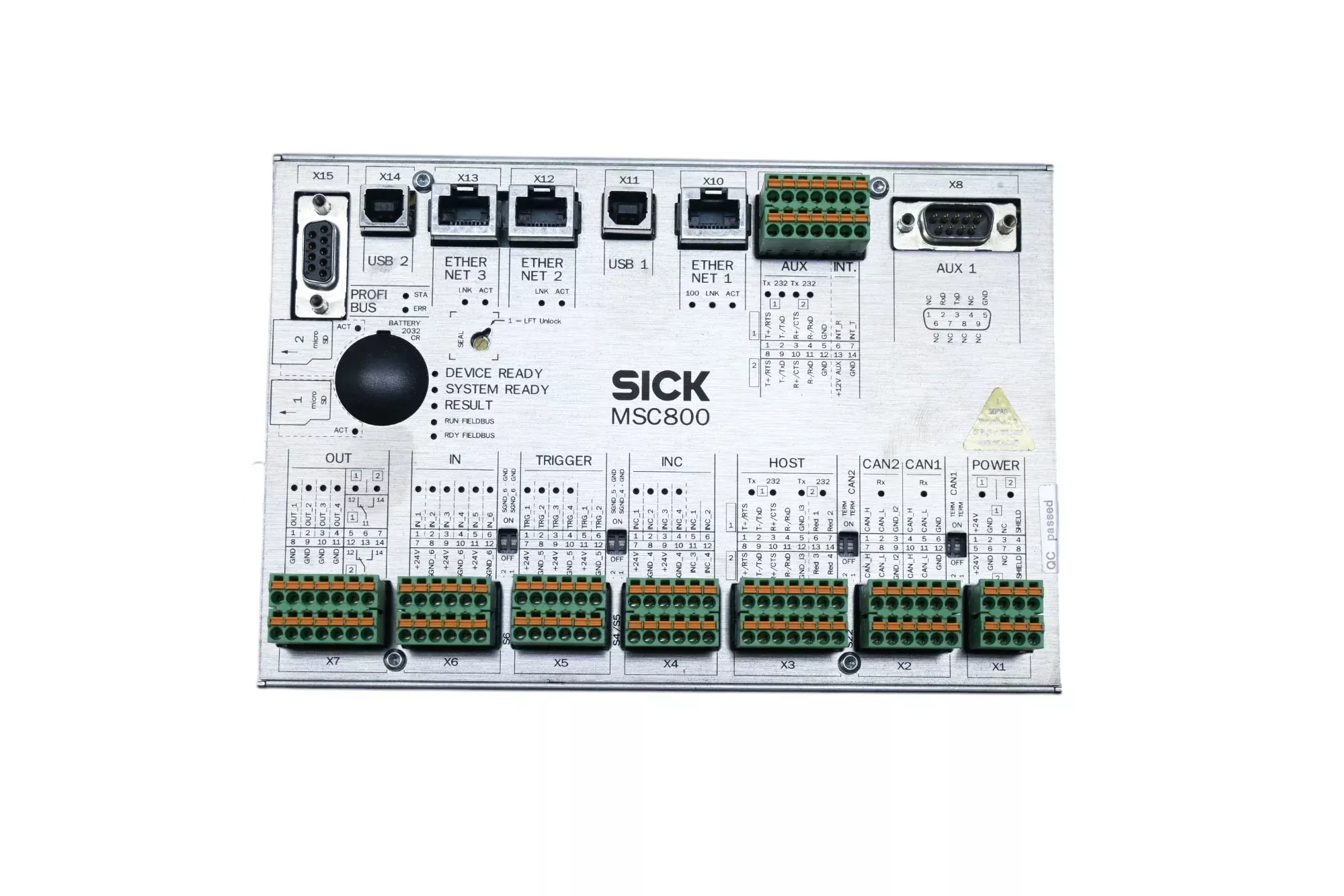 Sick MSC800-0000 Modular System Track Trace Controller, Software Version V3.45 NOS