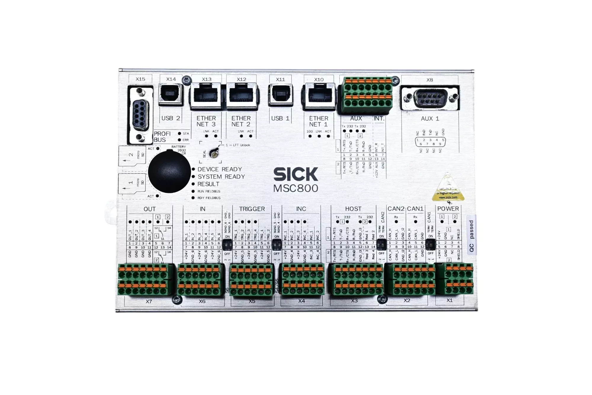 Sick MSC800-0000 Modular System Track Trace Controller, Software Version V4.10 NOS