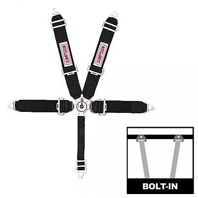 Simpson 5-Point Camlock Harness 29110BKH