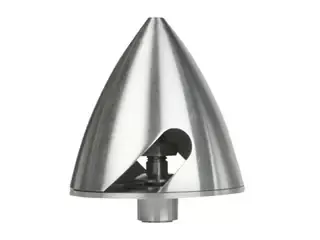 Spinner, 2.50″ Aluminum w/5mm & 6mm Collets