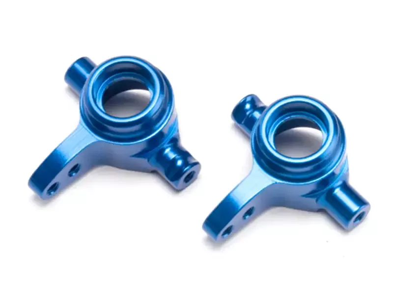 Steering Blocks, Left & Right, Blue: Rustler, Slash, Stampede, VXL: 6837X
