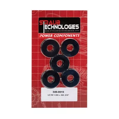 Straub Technologies Valve Spring Shims 50pk .015 GM LS Engines
