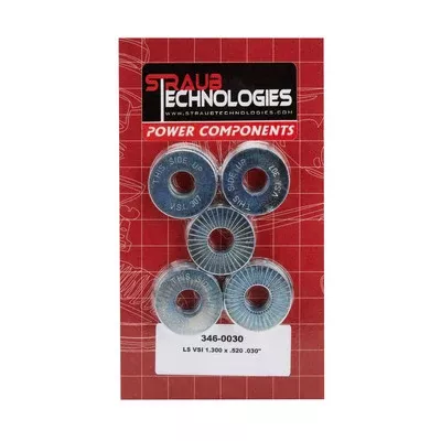 Straub Technologies Valve Spring Shims 50pk .030 GM LS Engines