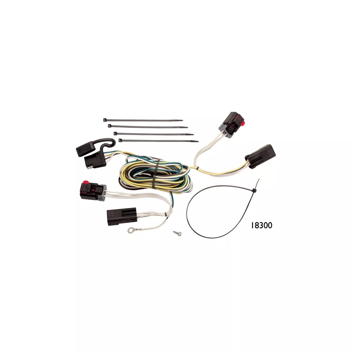 Tekonsha T-OneT-Connector Harness, 4-Way Flat TK118300